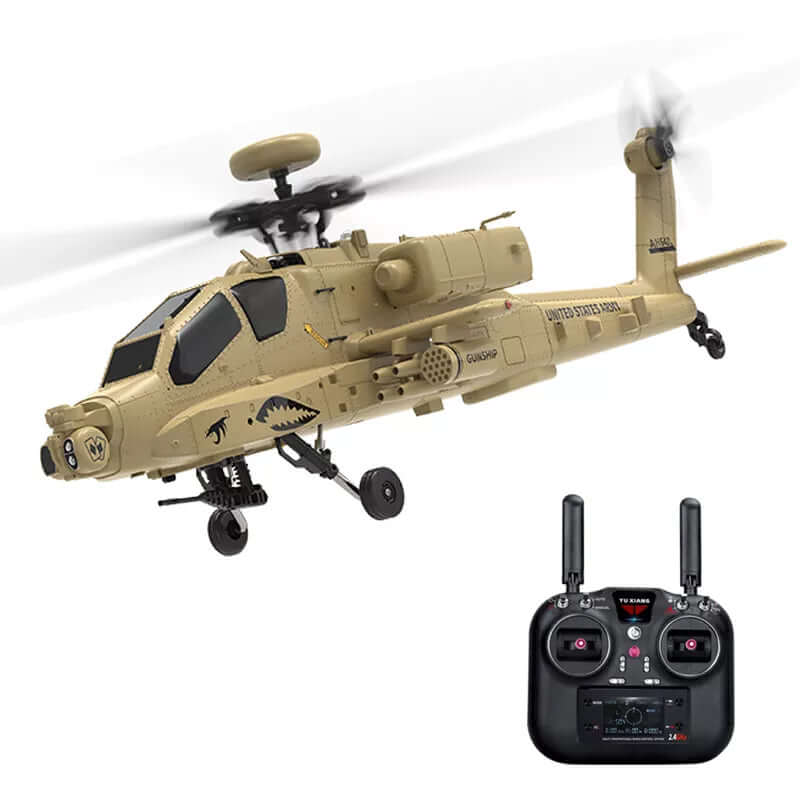 YUXIANG F11H Apache RC Helicopter GPS Brushless 3D Stunt Altitude Hold Optical Flow Positioning RTF