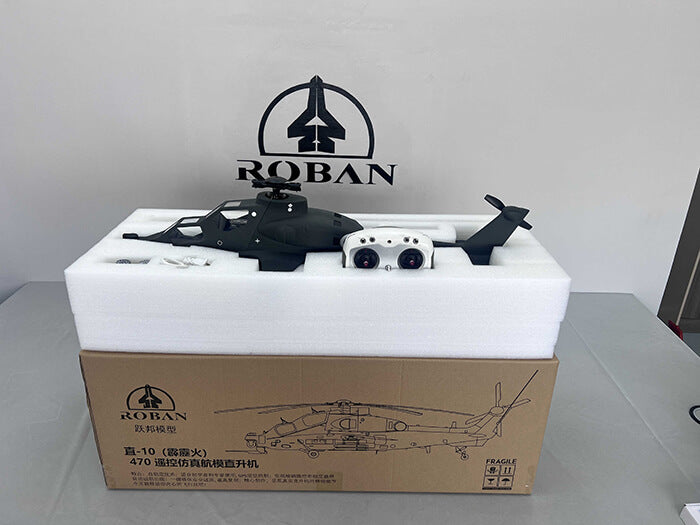 ROBAN CAIC Z-10 470 Scale RC Helicopter 4-Blade GPS X2 Flight Control LED Lighting PNP/RTF
